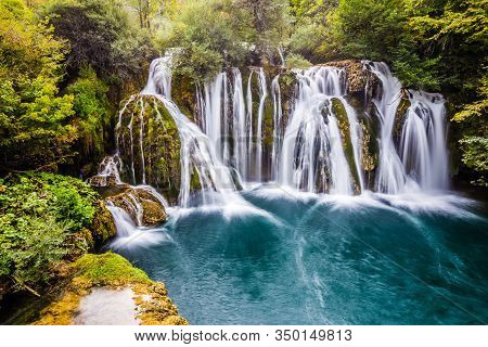 Waterfall In Martin Brod - Una National Park, Bihac, Bosnia And Herzegovina, Europe