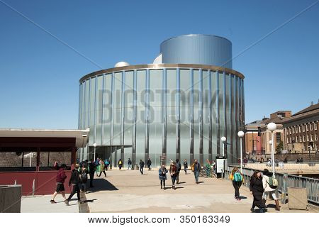 MINNEAPOLIS-MINNESOTA, APRIL 6th, 2018: Bruininks Hall at the University of Minnesota, Twin Cities, a public research university in Minneapolis and Saint Paul, Minnesota