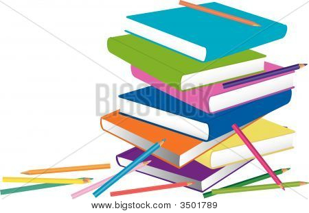 Books And Pencils