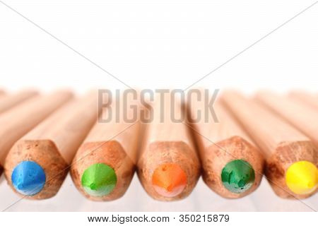 Cayons Sharpeness In A Row Selective Focus Education Background