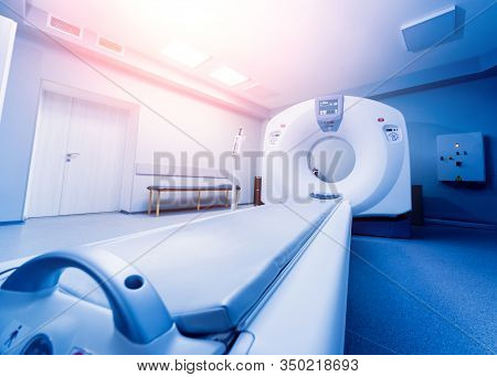 Computer Tomography Diagnostics In Medical Center. Medical