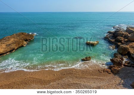 The Coast In Vinaroz On A Clear Day, Costa Azahar