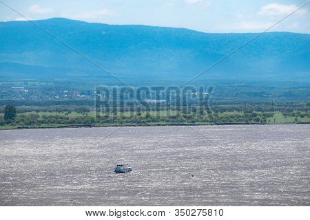Khabarovsk, Russia - Jun 15, 2019: View Of The City Of Khabarovsk From The Spaso-preobrazhensky Cath