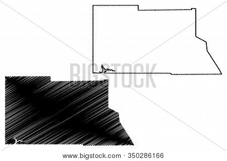 Archuleta County, Colorado (u.s. County, United States Of America,usa, U.s., Us) Map Vector Illustra
