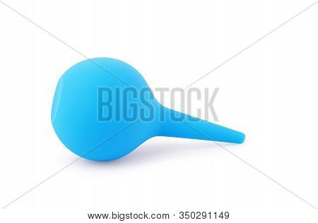 Medical Enema. Isolate Medical Enema. Enema In The Center Of The Frame.