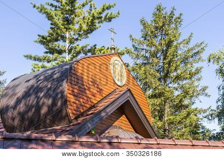 Lesje, Serbia - - August 11, 2019: Lesje Monastery Of The Blessed Virgin Mary, Sumadija And Western 