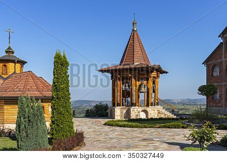 Lesje, Serbia - - August 11, 2019: Lesje Monastery Of The Blessed Virgin Mary, Sumadija And Western 