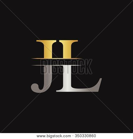 Jl Letter Type Logo Design Vector Template. Abstract Letter Jl Logo Design