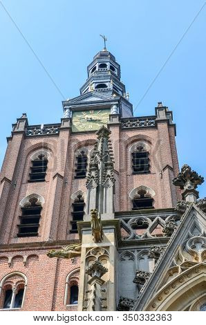 St. Johns Cathedral In Hertogenbosch, North Brabant, Netherlands. Dutch Gothic Architecture, The Lar