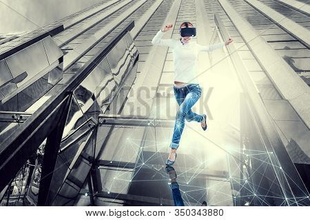 Future of virtual technology. Mixed media