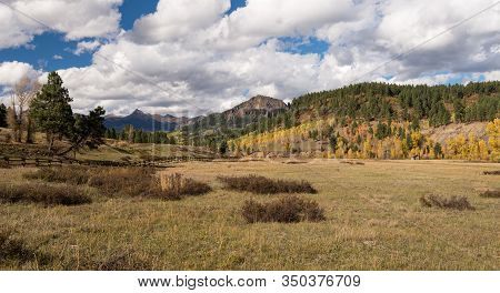 Bridge Campground With A Vista Of The Weminuche Mountains.
