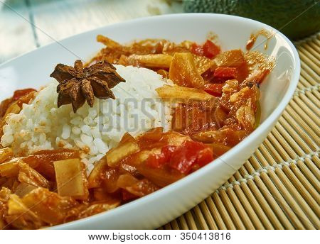 Etouffee  Dish Found In Both Cajun And Creole Cuisine Typically Served With Shellfish Over Rice