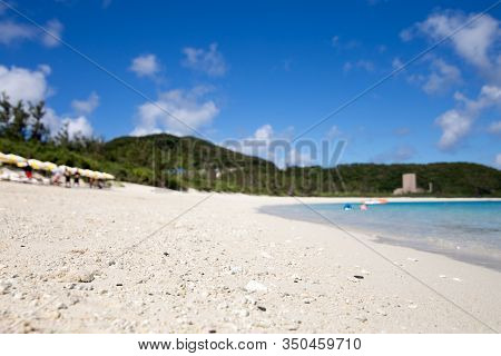 Remote Island Zamami Beach In Okinawa, Japan