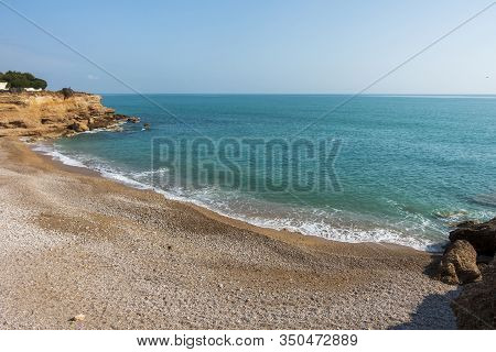 The Coast In Vinaroz On A Clear Day, Costa Azahar