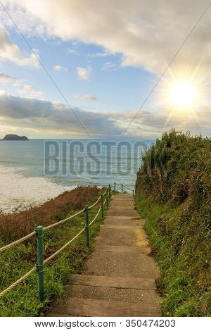 Cantabrian Views From The Zarautz Viewpoint