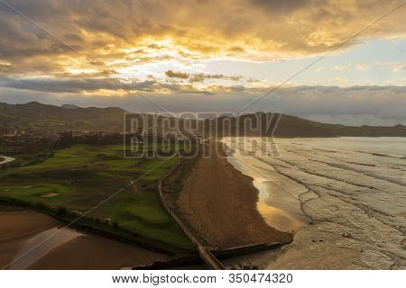 Cantabrian Views From The Zarautz Viewpoint