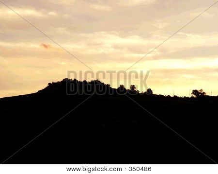 Hill silhuet