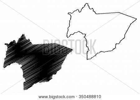 Huerfano County, Colorado (u.s. County, United States Of America,usa, U.s., Us) Map Vector Illustrat