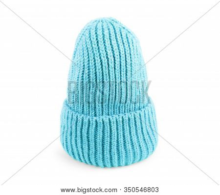 Warm Hat On A White Background Closeup, Single, Studio, New, One, Season, Clothing,