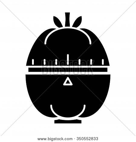 Vector Illustration Of Timer And Tomato Sign. Web Element Of Timer And Clock Stock Vector Illustrati