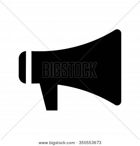 Megaphone Icon, Megaphone Icon Vector, In Trendy Flat Style Isolated On White Background. Megaphone 