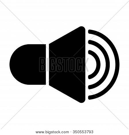 Megaphone Icon, Megaphone Icon Vector, In Trendy Flat Style Isolated On White Background. Megaphone 