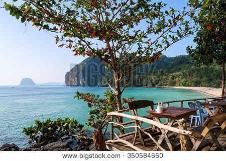 Cliffside Beach Restaurant And Cafe In Thailand