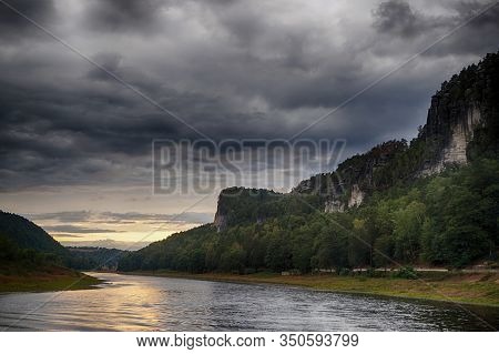 Stunning Landscape Along River Elbe