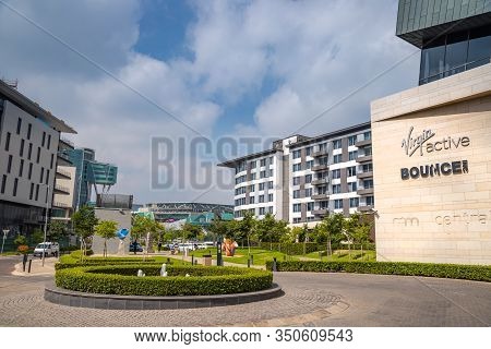Pretoria, South Africa, 29th January - 2020: Landscaping Surrounding Newly Built Business Centre