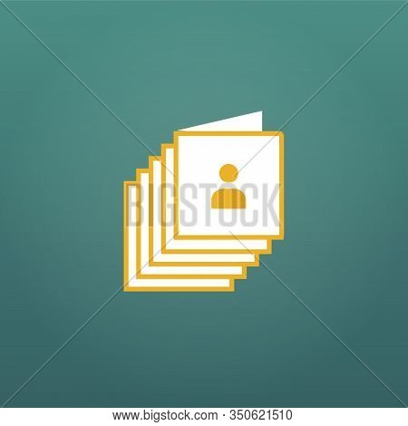 Documents With Personal Data Vector Illustration, Flat Cartoon Paper Document Pile. Stock Vector Ill