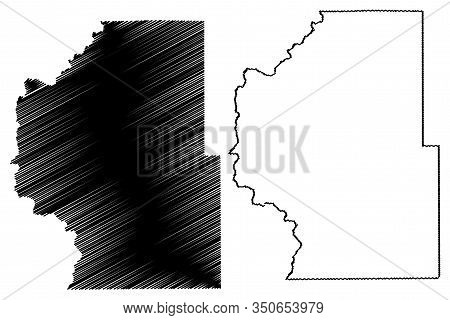 Park County, Colorado (u.s. County, United States Of America,usa, U.s., Us) Map Vector Illustration,