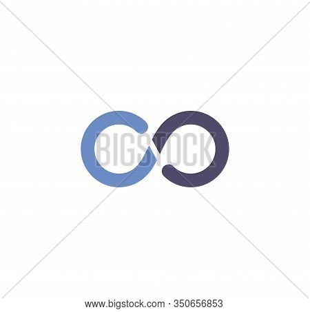 Infinity Sign Icon On Background For Graphic And Web Design. Creative Illustration Concept Symbol Fo