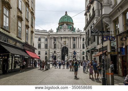 Vienna.austria.august 29, 2019. Hofburg Palace In The Hofburg Palace Complex In Vienna.