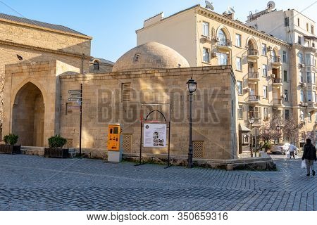 Baku, Azerbaijan 27 January 2020 - Historical Sayyid Yahya Murtuza Mosque