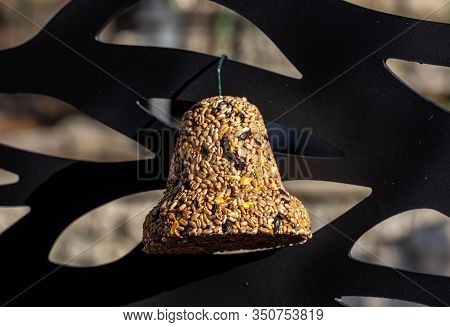 Bell From Various Grains, A Delicacy For All The Birds In The Garden