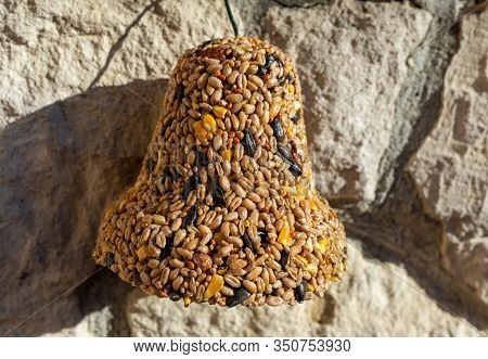Bell From Various Grains, A Delicacy For All The Birds In The Garden