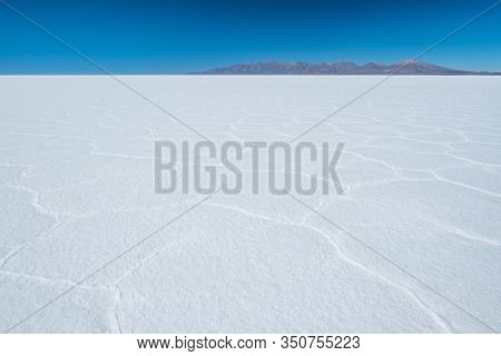 Salar de Uyuni salt flat during dry season, Bolivia
