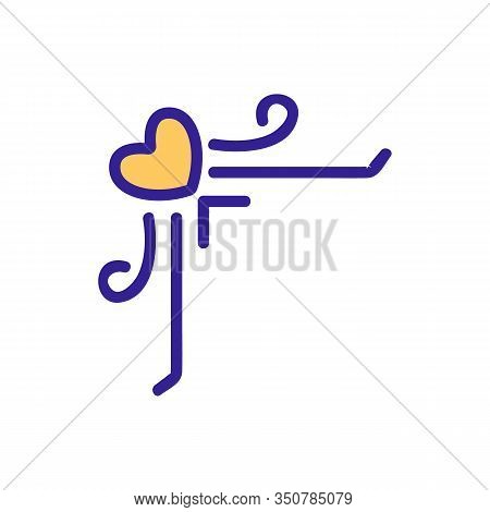 Border Corner Frame Is The Vector Icon. Thin Line Sign. Isolated Contour Symbol Illustration
