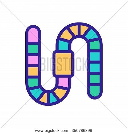 Worm Icon Vector. Thin Line Sign. Isolated Contour Symbol Illustration