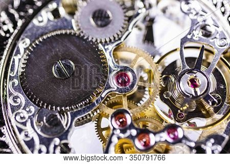 Le Locle, Switzerland 15.01.2020 - Tissot Stainless Steel Case, Swiss Quartz Mechanical Watch Open W