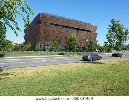 Washington D.c., Usa - June 3, 2019: National Museum Of African American History And Culture.