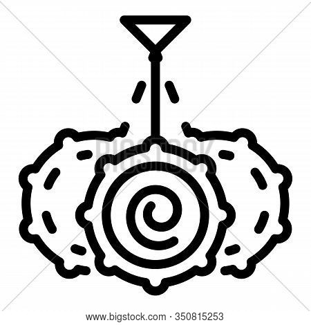Hypnosis Tool Icon. Outline Hypnosis Tool Vector Icon For Web Design Isolated On White Background