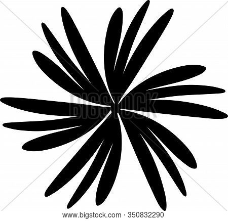 Abstract Doodle Single Floral Element For Decoration Patterns, Wrapping Paper, Wallpaper, Cards, Inv