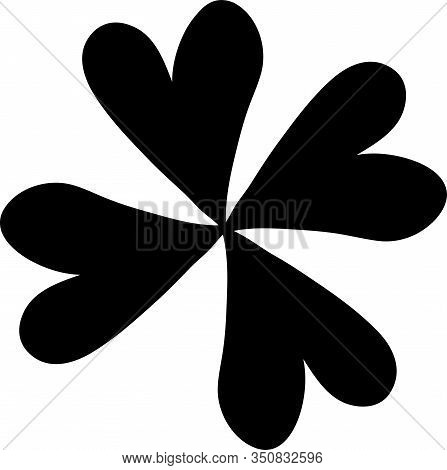 Abstract Doodle Single Floral Element For Decoration Patterns, Wrapping Paper, Wallpaper, Cards, Inv
