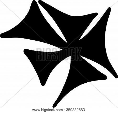 Abstract Doodle Single Floral Element For Decoration Patterns, Wrapping Paper, Wallpaper, Cards, Inv