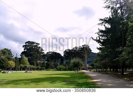 Jose Antonio Pernas Peon Park In The City Of Viveiro, Lugo, Galicia. Spain. Europe. September 30, 20