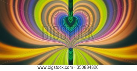 Abstract Background The Esoteric Aura Of Spiritual Enlightenment. Path To The Divine Beginning