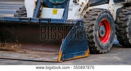 Mosocw, Russia - February, 10, 2020: the image of sweeper in Mosocw, Russia
