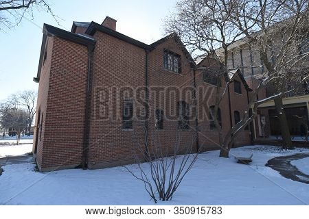 Chicago, Il February 14, 2020, Jane Addams Hull House And Museum Dining Hall At The University Of Il
