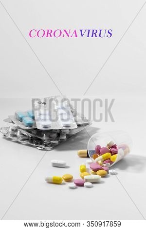 Coronavirus Treatment Concept. 2019 Nkov Coronavirus Originating In Wuhan, China.